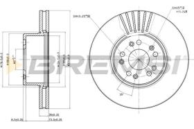 BREMS CD7061V - DISCHI FRENO - BRAKE DISCS