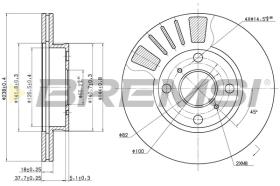 BREMS CD7094V - DISCHI FRENO - BRAKE DISCS