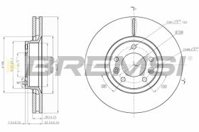 BREMS CD7103V - DISCHI FRENO - BRAKE DISCS