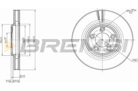 BREMS CD7107V - DISCHI FRENO - BRAKE DISCS