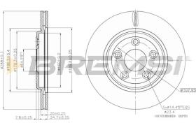 BREMS CD7108V - DISCHI FRENO - BRAKE DISCS