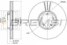 BREMS CD7112V - DISCHI FRENO - BRAKE DISCS