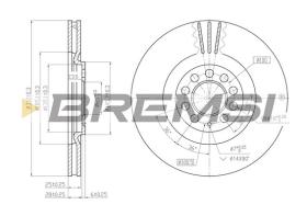 BREMS CD7118V - DISCHI FRENO - BRAKE DISCS