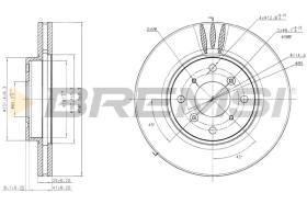 BREMS CD7119V - DISCHI FRENO - BRAKE DISCS