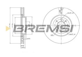 BREMS CD7122V - DISCHI FRENO - BRAKE DISCS