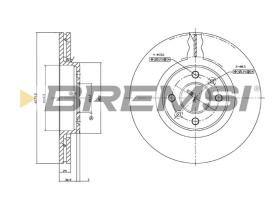 BREMS CD7124V - DISCHI FRENO - BRAKE DISCS