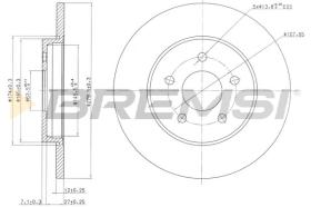 BREMS CD7126S - DISCHI FRENO - BRAKE DISCS