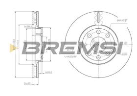 BREMS CD7131V - DISCHI FRENO - BRAKE DISCS