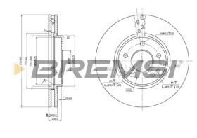 BREMS CD7136V - DISCHI FRENO - BRAKE DISCS