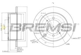 BREMS CD7141S - DISCHI FRENO - BRAKE DISCS