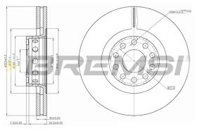 BREMS CD7150V - DISCHI FRENO - BRAKE DISCS