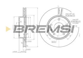 BREMS CD7151V - DISCHI FRENO - BRAKE DISCS