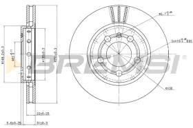 BREMS CD7154V - DISCHI FRENO - BRAKE DISCS