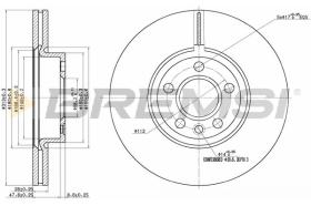 BREMS CD7160V - DISCHI FRENO - BRAKE DISCS