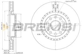 BREMS CD7162V - DISCHI FRENO - BRAKE DISCS