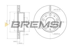 BREMS CD7171V - DISCHI FRENO - BRAKE DISCS