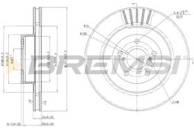 BREMS CD7175V - DISCHI FRENO - BRAKE DISCS