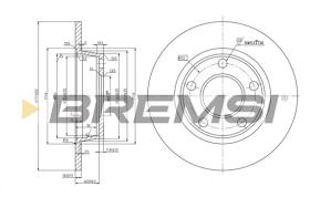 BREMS CD7177S - DISCHI FRENO - BRAKE DISCS