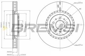 BREMS CD7183V - DISCHI FRENO - BRAKE DISCS