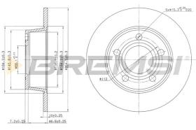 BREMS CD7190S - DISCHI FRENO - BRAKE DISCS