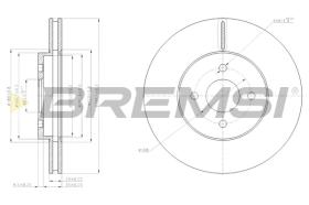 BREMS CD7195V - DISCHI FRENO - BRAKE DISCS