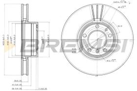 BREMS CD7202V - DISCHI FRENO - BRAKE DISCS