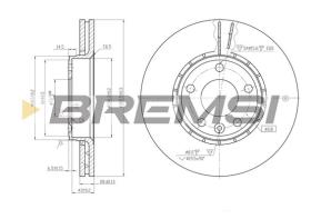 BREMS CD7204V - DISCHI FRENO - BRAKE DISCS