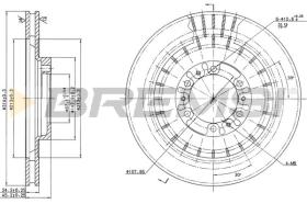 BREMS CD7212V - DISCHI FRENO - BRAKE DISCS