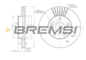 BREMS CD7216V - DISCHI FRENO - BRAKE DISCS