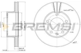 BREMS CD7217V - DISCHI FRENO - BRAKE DISCS