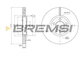 BREMS CD7221V - DISCHI FRENO - BRAKE DISCS