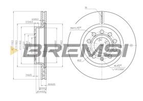 BREMS CD7223V - DISCHI FRENO - BRAKE DISCS