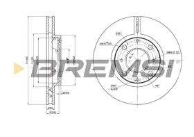 BREMS CD7231V - DISCHI FRENO - BRAKE DISCS