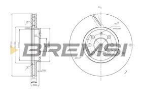 BREMS CD7236V - DISCHI FRENO - BRAKE DISCS