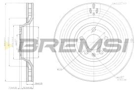 BREMS CD7238V - DISCHI FRENO - BRAKE DISCS