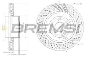 BREMS CD7248V - DISCHI FRENO - BRAKE DISCS