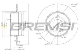 BREMS CD7251S - DISCHI FRENO - BRAKE DISCS