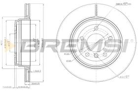 BREMS CD7260V - DISCHI FRENO - BRAKE DISCS