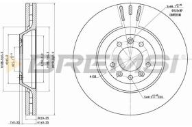 BREMS CD7274V - DISCHI FRENO - BRAKE DISCS