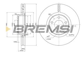 BREMS CD7277V - DISCHI FRENO - BRAKE DISCS