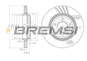 BREMS CD7280V - DISCHI FRENO - BRAKE DISCS