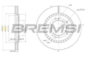 BREMS CD7282V - DISCHI FRENO - BRAKE DISCS