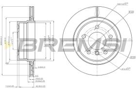 BREMS CD7285V - DISCHI FRENO - BRAKE DISCS