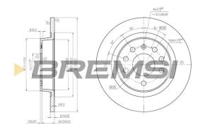 BREMS CD7288S - DISCHI FRENO - BRAKE DISCS