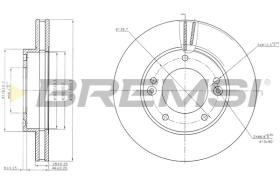 BREMS CD7290V - DISCHI FRENO - BRAKE DISCS