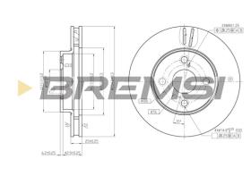 BREMS CD7294V - DISCHI FRENO - BRAKE DISCS