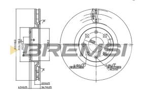 BREMS CD7298V - DISCHI FRENO - BRAKE DISCS