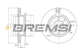 BREMS CD7301V - DISCHI FRENO - BRAKE DISCS