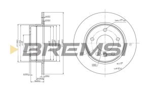 BREMS CD7303S - DISCHI FRENO - BRAKE DISCS