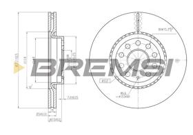 BREMS CD7305V - DISCHI FRENO - BRAKE DISCS